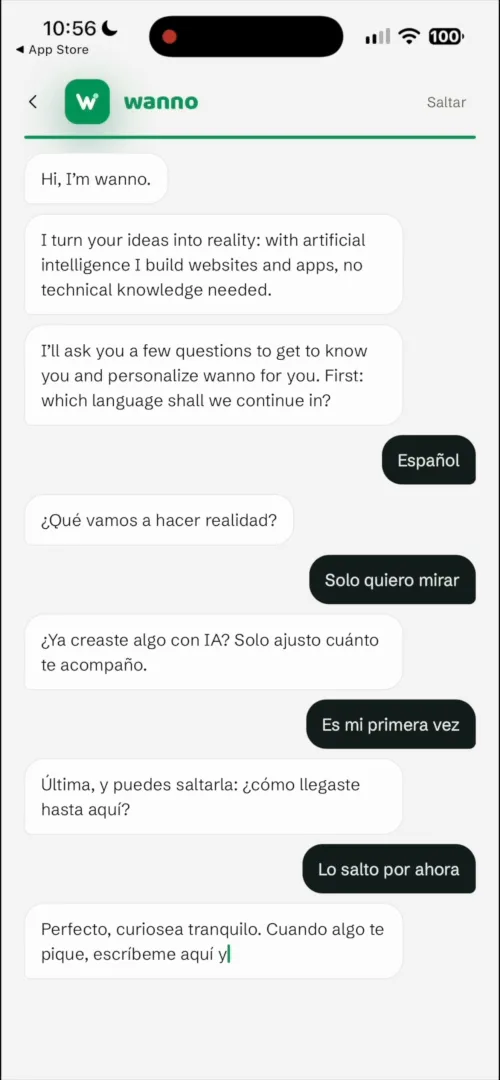 Onboarding de wanno